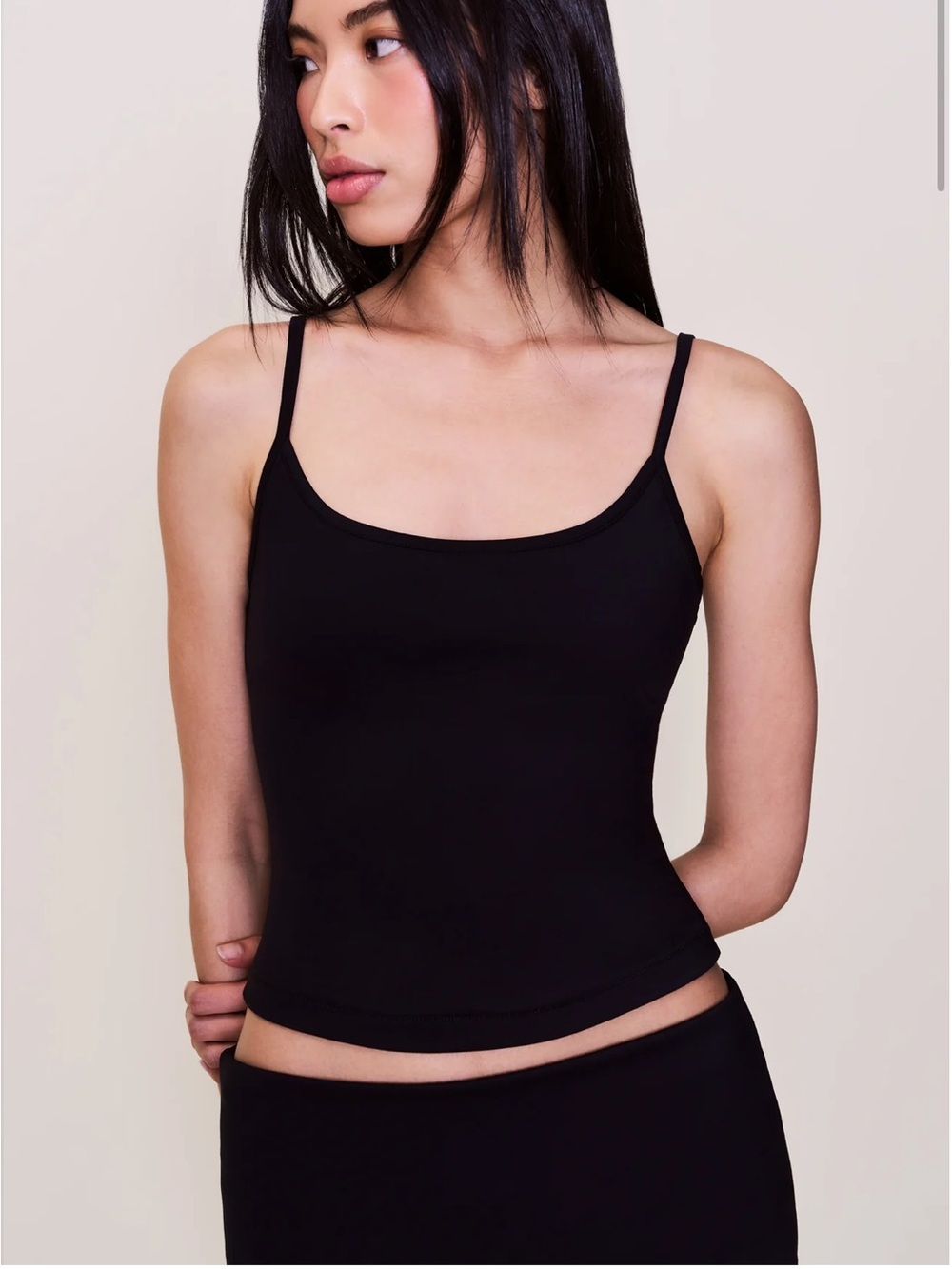 Danielle Guizio Black Cami Tank Top